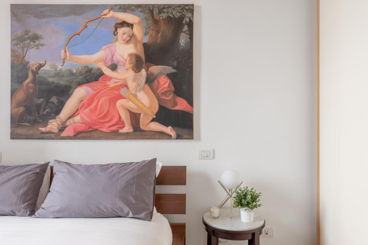 Iflat Navona White And Stylish Apartment Rome Bagian luar foto